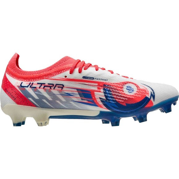 NEW Puma Ultra Ultimate CP FG/AG 107320 01 White Red Mens Soccer Cleats Size 9.5 main image 6